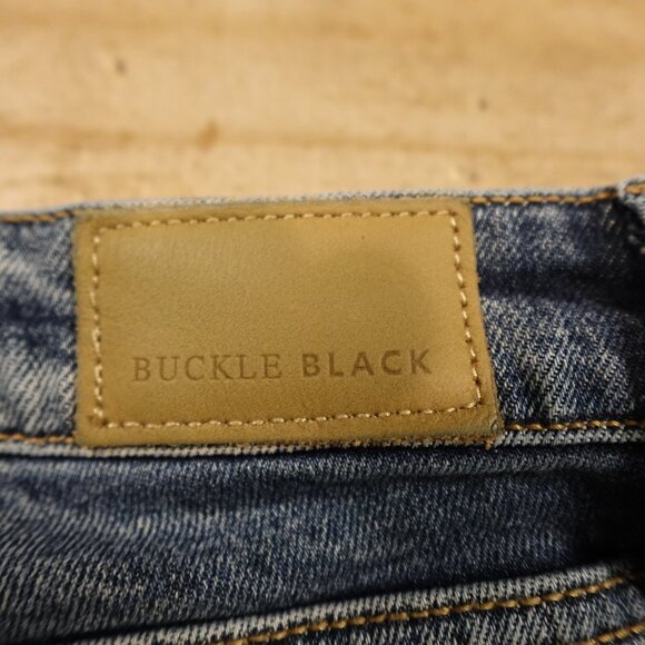 Buckle Black Bootcut Jeans Women’s 29x30 Medium Wash Stretch Denim High Rise - Picture 12 of 13